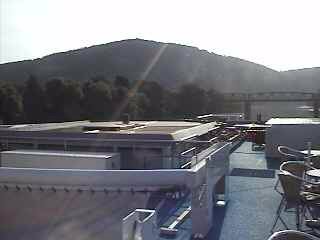 The cockpit of ship lowers.