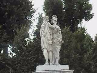 Shonnbrunn palace figure
