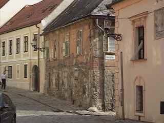 Deteriorated building from Communist era