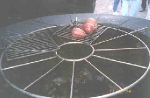 Cooking over a hot volcano.