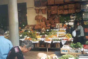 Fruit & vegetable market.