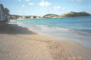 Beach on St. Maartin